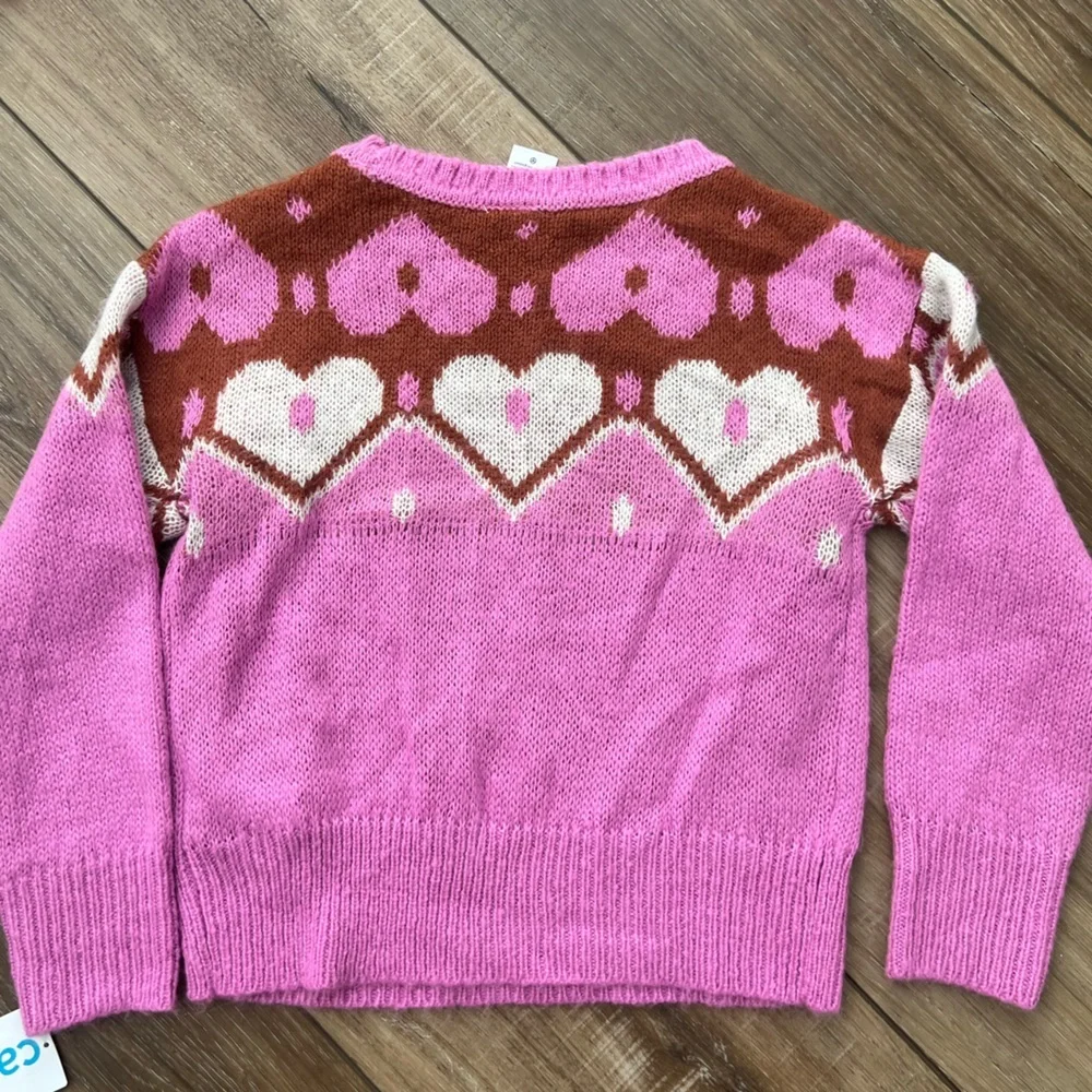 NWT - Carters - Toddler Heart Mohair-Like Sweater‎